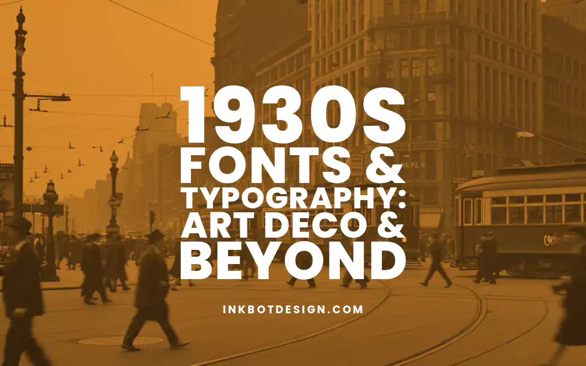 1930S Fonts Typography Art Deco 2024 2025