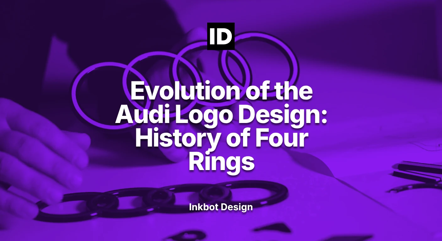 Evolution Of The Audi Logo Design History Of Four Rings - Logo Design