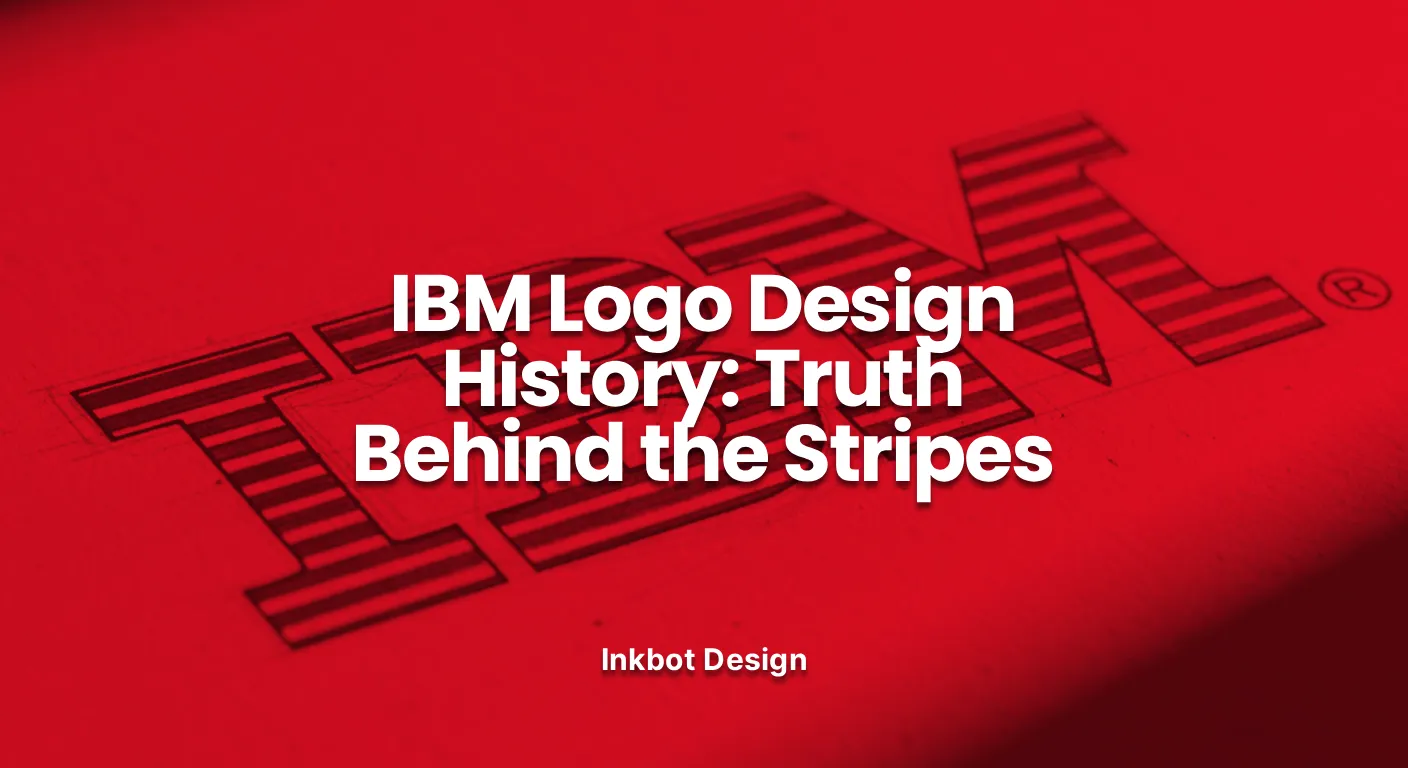 Ibm Logo Design History Truth Behind The Stripes - Logo Design